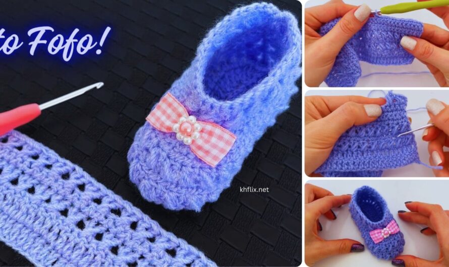 🧶 Complete Tutorial: How to Make Beautiful Crochet Baby Booties (Step-by-Step Pattern)