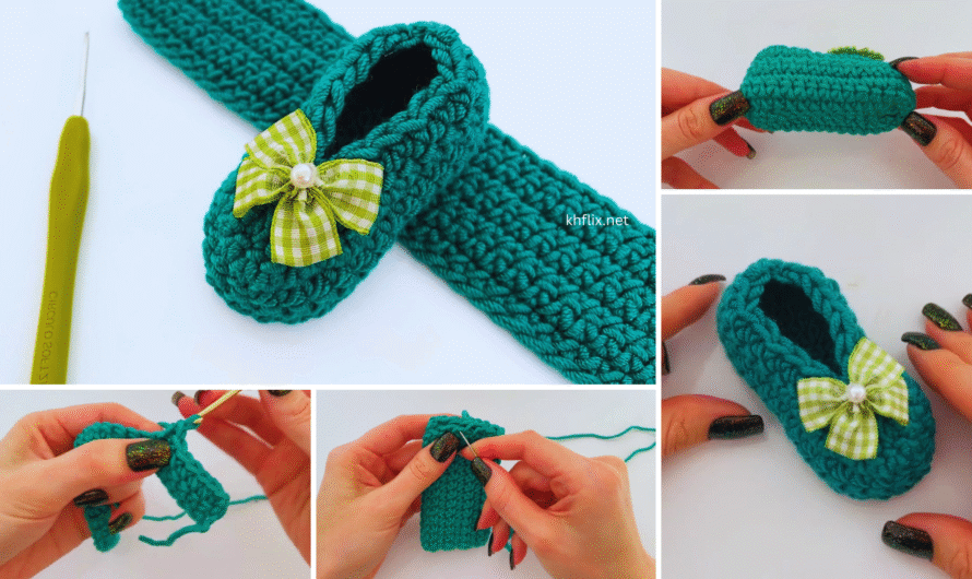 🧶 Easy Baby Crochet Shoes Pattern with Purple – Step-by-Step Tutorial