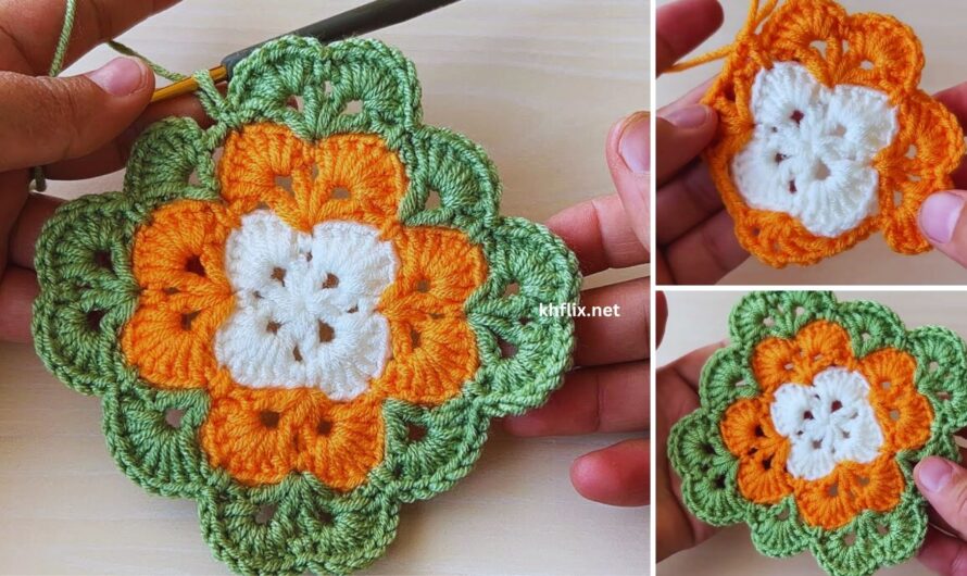 🧶 How to Crochet a Beautiful Baby Blanket – Square Style
