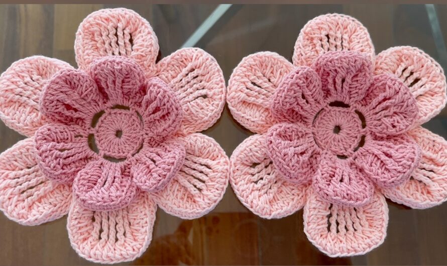 🌸 How to Make Crochet Flowers – Very Easy Tutorial for Beginners