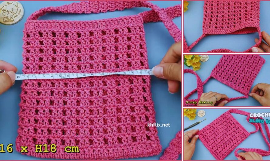 👜 How to Crochet a Crossbody Bag – Step-by-Step Tutorial (Beginner Friendly)