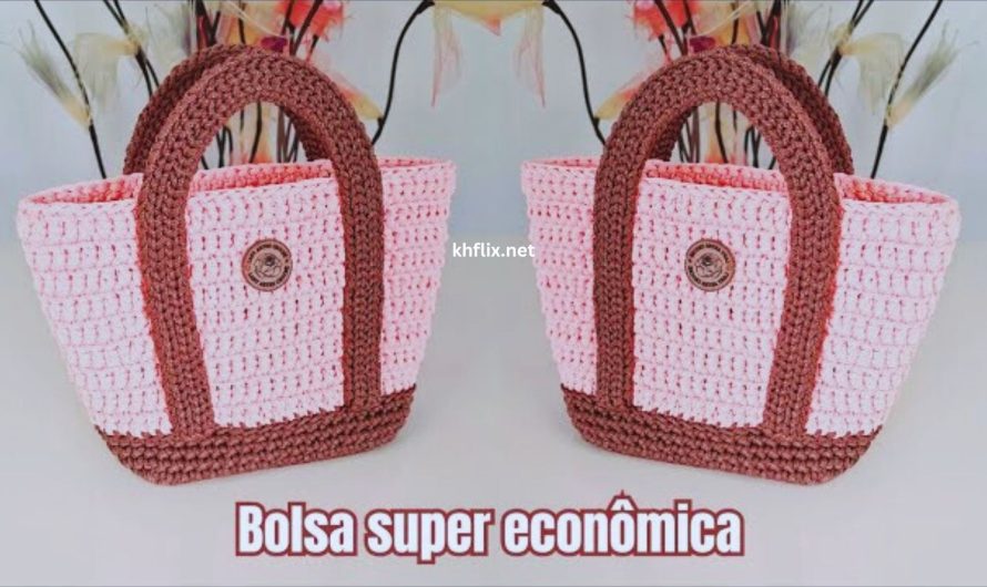 🧶👜 Step-by-Step Guide: How to Make an Economic Crochet Tote Bag Using Leftover Yarn