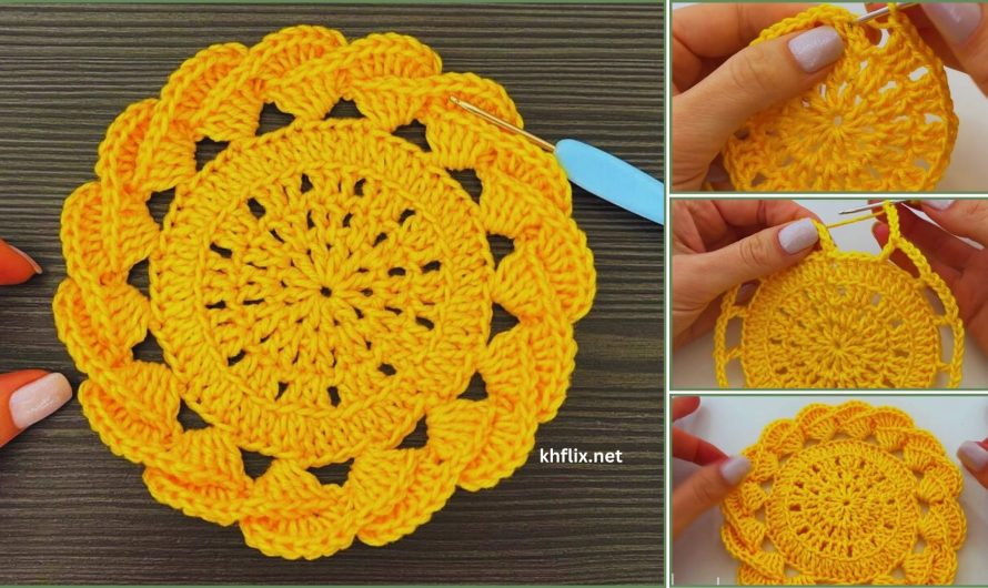 ☕️ Easy Crochet Cup Holder (Cozy) in Yellow – Full Tutorial
