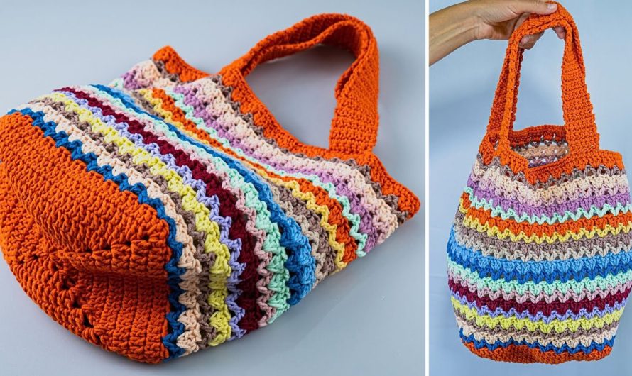 👜 How to Crochet a Simple Tote Bag That Can Hold Everything
