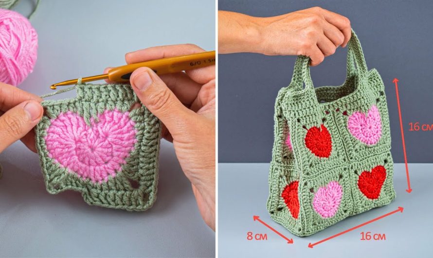 🧶👜 How to Make an Easy Granny Square Crochet Bag (Step-by-Step Tutorial)