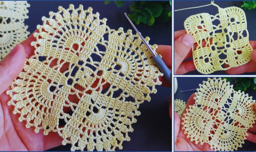 How To Mastering the Art of Elegant Crochet Lace – Doily Pattern🧶🧿