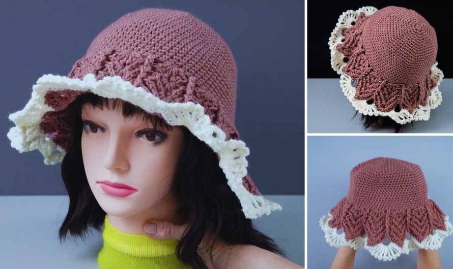 How to Crochet a Bucket Hat with White Brim – Step-by-Step Pattern for Beginners