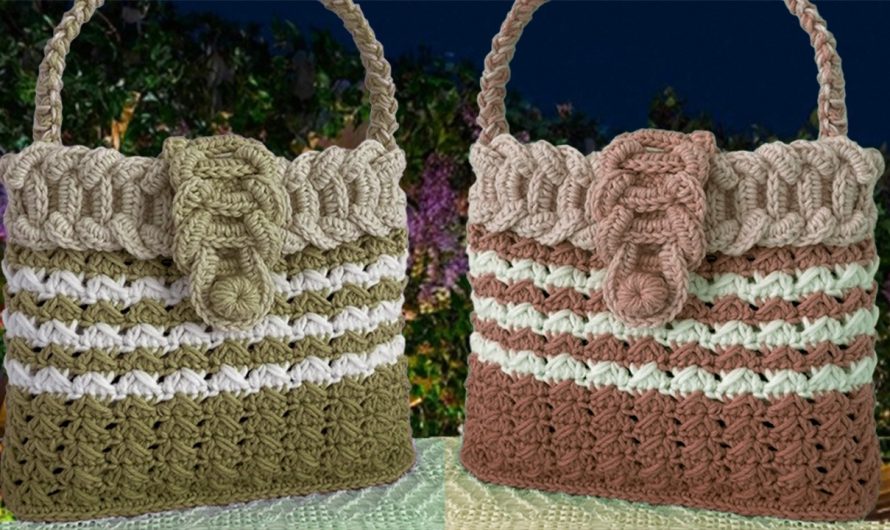 👜 How to Make a Very Easy One-Piece Crochet Bag | Tutorial Pattern