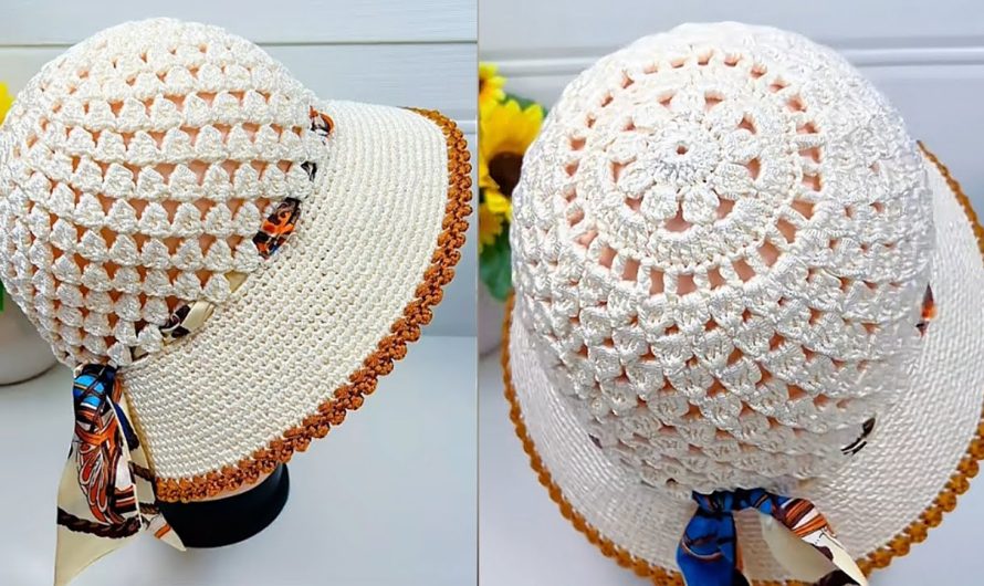 Elegant Pineapple Lace Hat Crochet Tutorial | Summer Hat for Women 🧶🍍