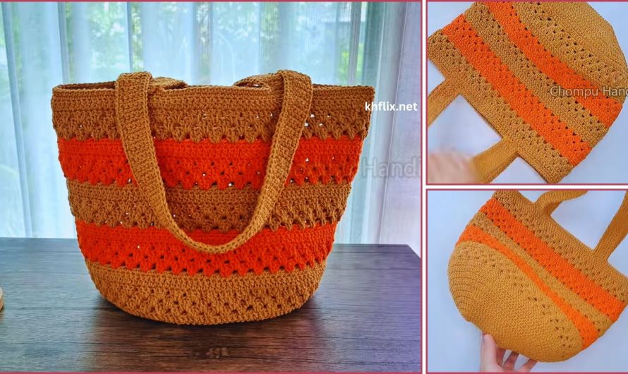 How to DIY Crochet Tote Bag | Step-by-Step Crochet Tutorial👜👜💖💖🧵