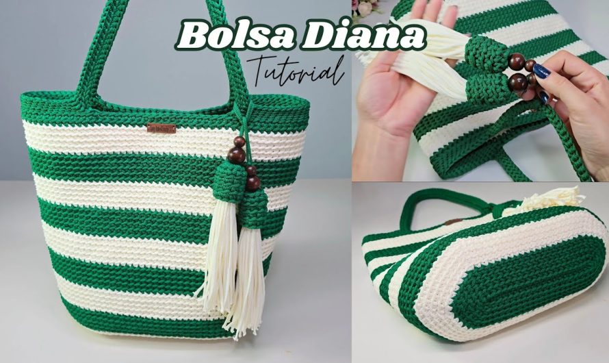 👜 How to Crochet an Easy Two-Color Tote Bag for Beginners | Step-by-Step Pattern