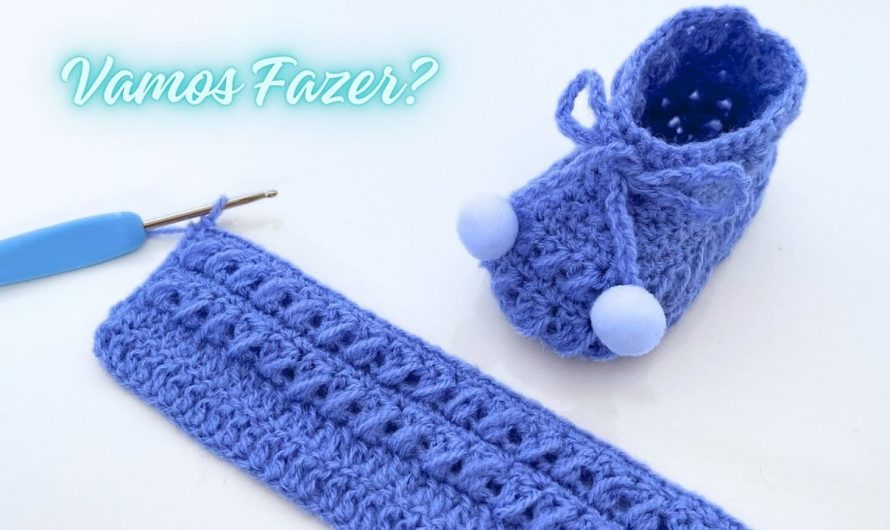 💙🧦Cute Is This Crochet Baby Booties in Blue Color – Free Pattern