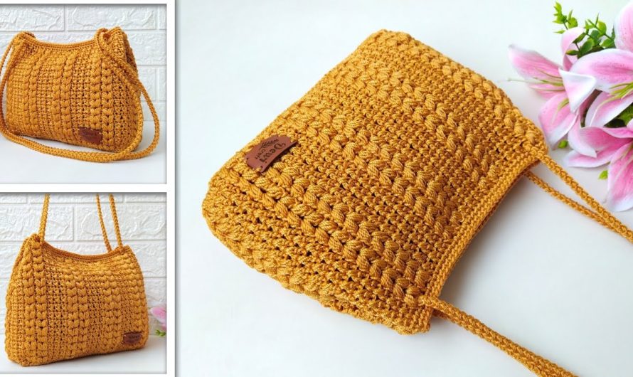 🌸👜 How to Make a Very Beautiful – Latest Crochet Bag (Easy for Beginners)