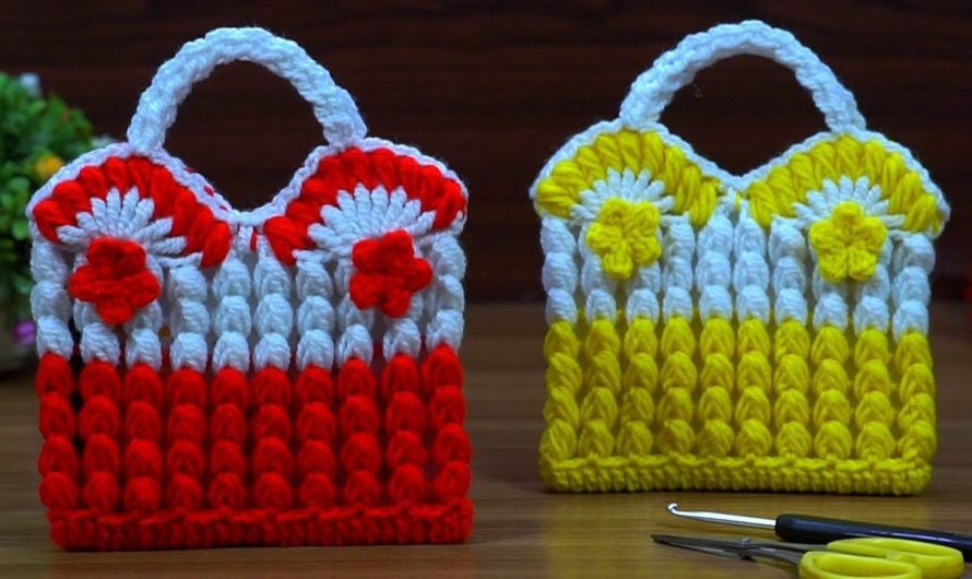 Adorable..! 🎀 How to Crochet a Mini Bag – Perfect for Everyday Use