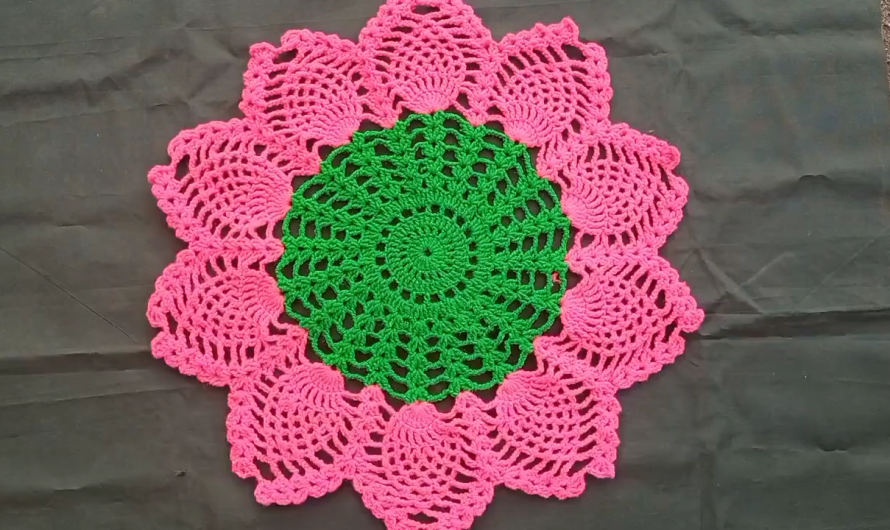 Beautiful Crosia Thalposh | Crochet Mandala | Doily Crochet Tutorial💖💖🧶