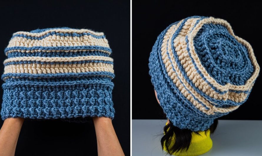 How to Make a Simple Crochet Hat for Beginners – Easy Stitch Pattern 🧶🧢