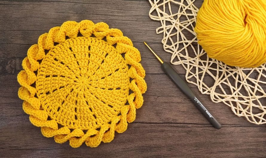 How to Crochet Coaster for Beginners – A Complete Step-by-Step Guide🌸