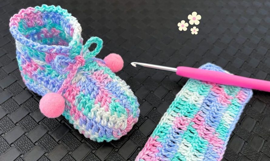 🧶 How to Make a Very Easy Crochet Bootie That Looks Absolutely Amazing