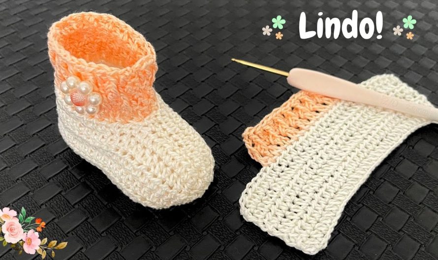 How to Make Very Easy Crochet Shoes for Beginners 🧶