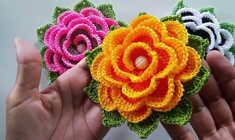 How to Crochet a Rose – Easy and Quick Step-by-Step Tutorial 🌹