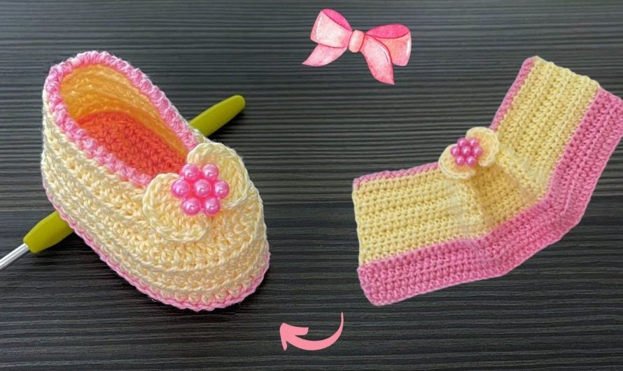 How to Crochet the Easiest Baby Shoe in the World: Step-by-Step Guide 👶🧶