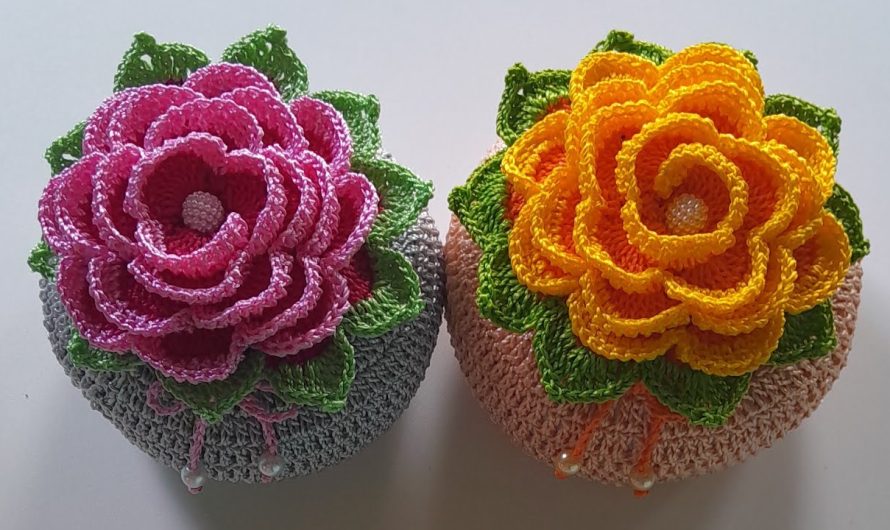 How to Crochet a Flower Doorstop 🌺 | Step-by-Step Instructions