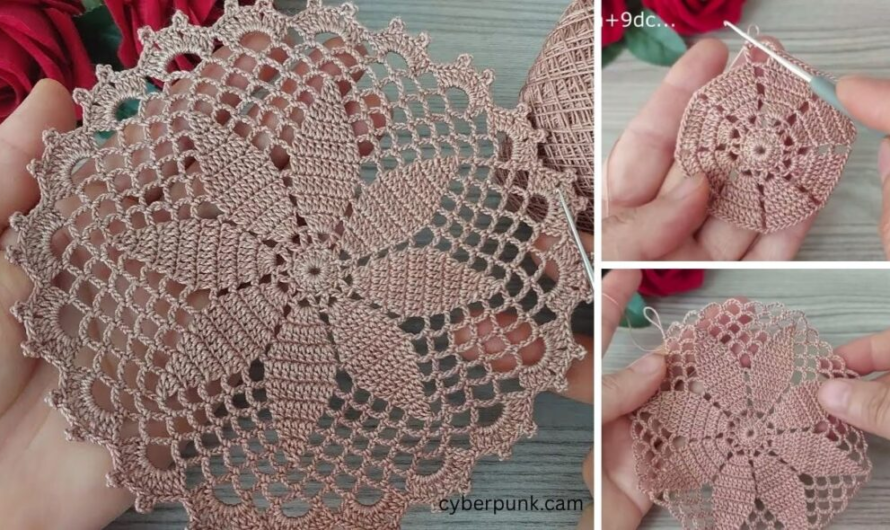 Crochet Flower Pattern 🌸 Step-by-Step Tutorial for Beginners🧶✨💖🌺🌸