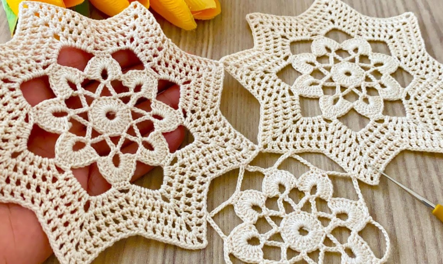 ✨Crochet Motif Pattern Runner, Blouse Tutorial💖🌺