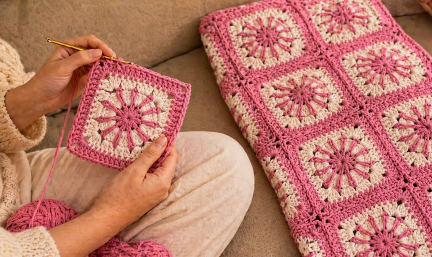 💖😘How to Crochet a Gorgeous Granny Square Step by Step Tutorial