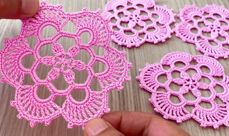 ☀️ Lacy Floret Square Motif Tutorial💖🌼🌸