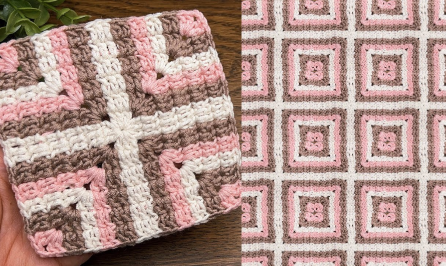 🤩 Classic Granny Square Tutorial: Step-by-Step Guide🌺🌻💖