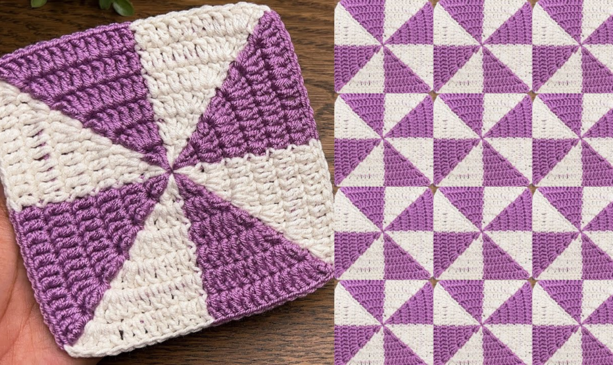 😘How to Granny Square Tutorial Step-by-Step Crochet for Beginners💖😍