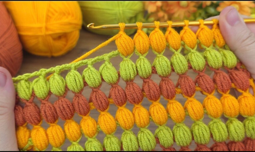 🧶 How to Tunisian Crochet Popcorn Pattern – Unique & Trendy