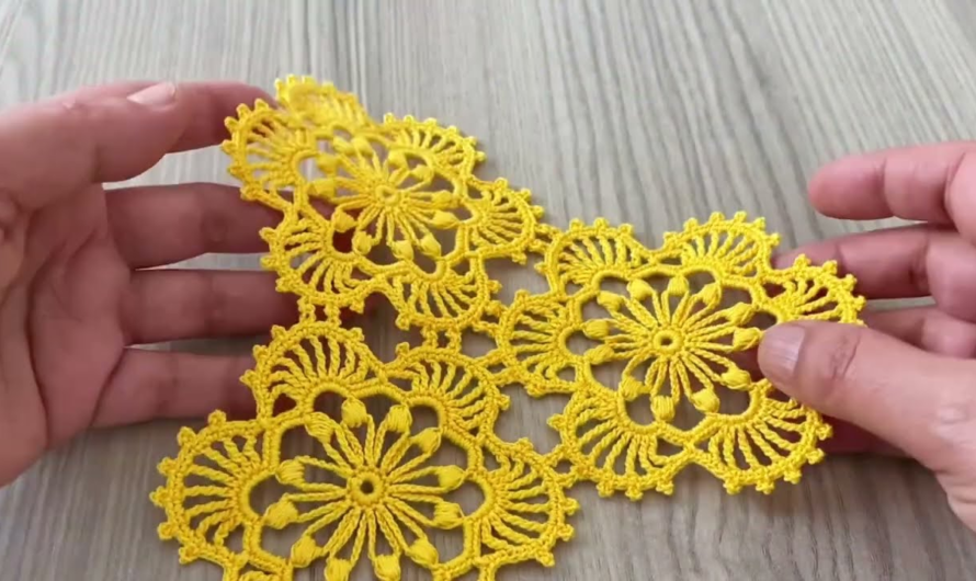 Flower Garden ✨ Crochet Simple and Amazing Motif Pattern Tutorial🌺🌷🌸🌻