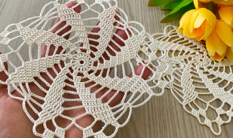 How to Crochet Wind Rose Motif Model💖😘🌸🌷