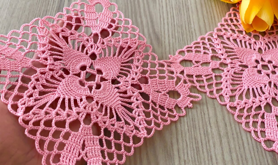 🍍 Elegant Pineapple Square Motif Tutorial💖😍😘🌺