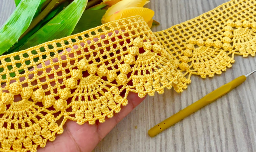 🌼Crochet Pattern You Can Apply to Any Kind of Fabric💖😍😘🌼