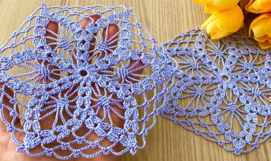 How to Crochet Hexagon Motif Blouse, Runner Step by Step Tutorial😍💖✨🌸