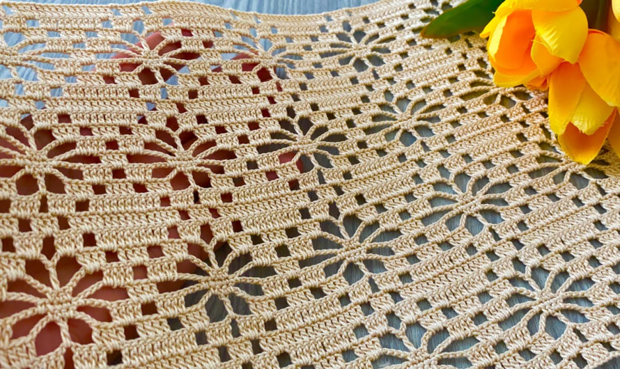 ✨How to Make Gorgeous Tile Crochet Pattern Blouse and Tunic (The Easiest Way)🧶💖😍