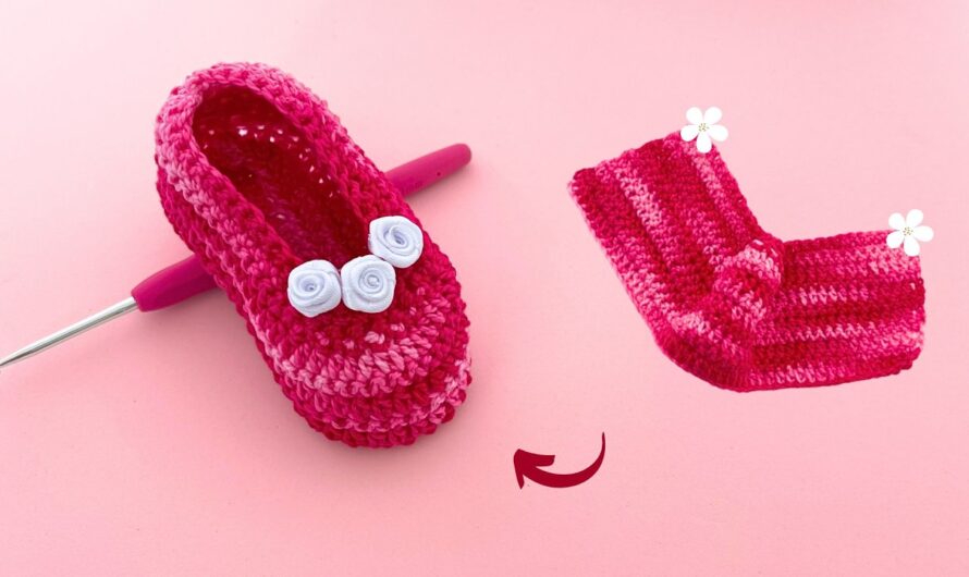 Easy Step-by-Step Baby Shoes in Red Color – Complete Beginner Guide