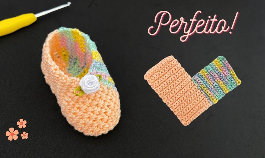 How to Make a “Secret Exclusive” Baby Shoe – Elegant Step-by-Step Crochet Guide