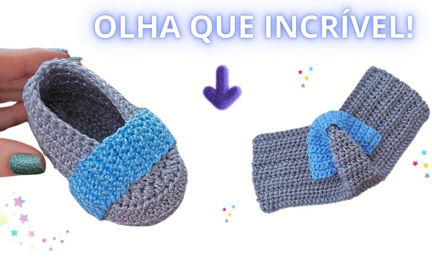 Very Beautiful and Easy Baby Shoes – Step-by-Step Crochet Guide for Beginners