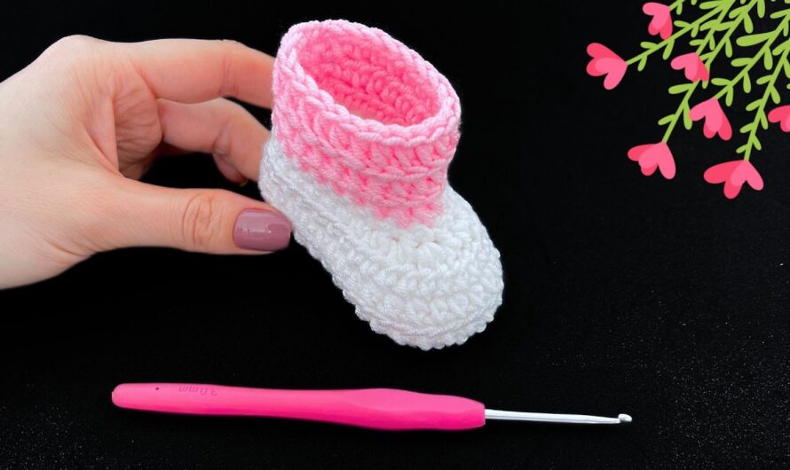 Easy Crochet Baby Booties – Beautiful and Quick to Make (Complete Step-by-Step Guide)