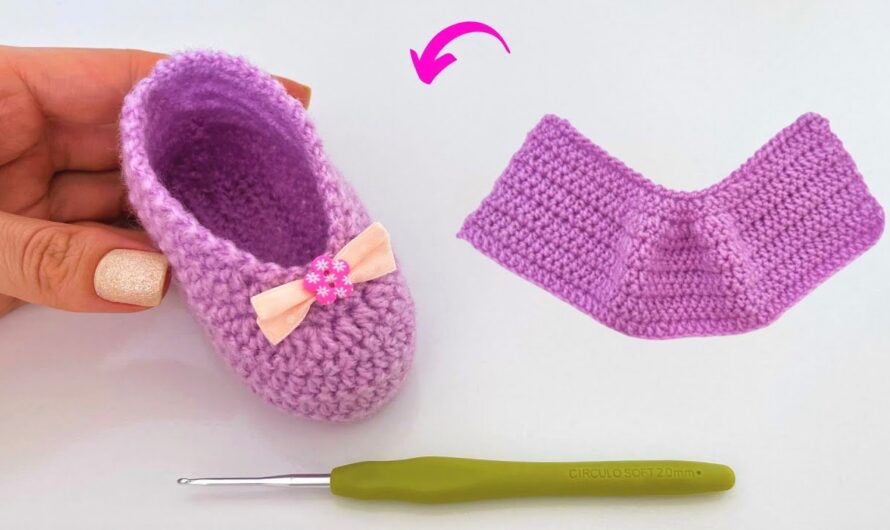 Very Easy Incredible Crochet Shoes for Baby – Step-by-Step Beginner Guide