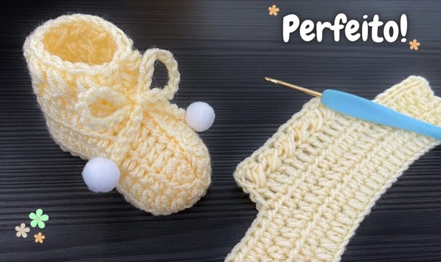 How to Make a Beautiful Yellow Crochet Baby Shoe – Step-by-Step Beginner Guide