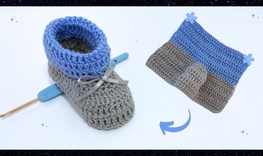 This Crochet Baby Shoe Model Is So Easy to Make – Step-by-Step Guide for Beginners