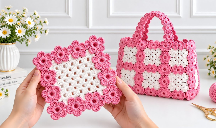 🌸 How to Crochet a Beautiful Coaster & Supla | Super Easy Step-by-Step Tutorial🌼🌺