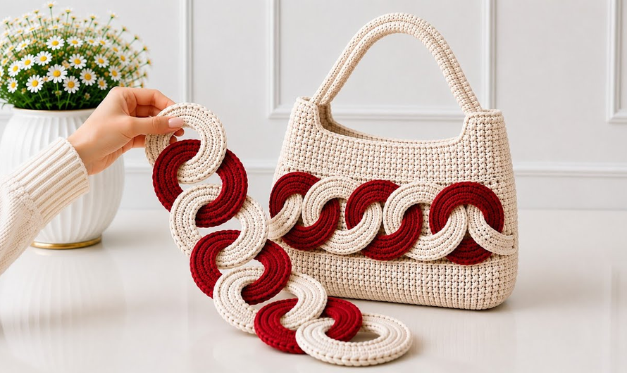 👜😘How to Crochet a Stunning Chain Link Bag | Easy Step-by-Step🤞