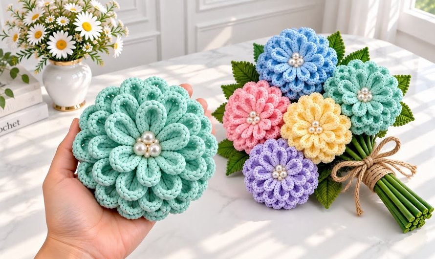 🌺🌸How to Crochet a Stunning Flower Bouquet 🌸 