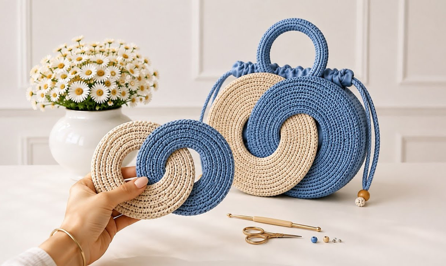 👜😍How to Crochet a Stunning Chain Motif Bag 👜 